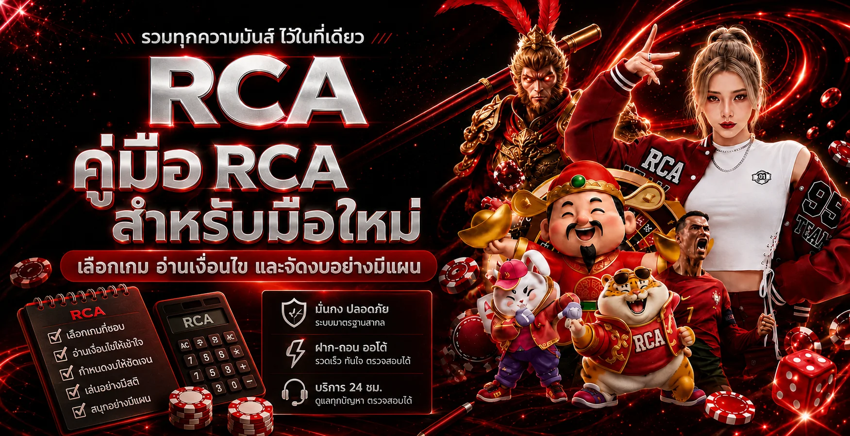 คู่มือ RCA สำหรับมือใหม่ เลือกสล็อต อ่าน RTP และจัดงบ